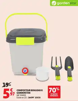 Auchan Composteur Bokashi Gardenstar aanbieding