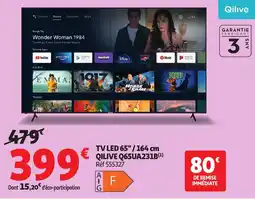 Auchan TV Led QiLive Q65UA231B aanbieding