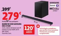 Auchan Barre de son samsung HW-S710D aanbieding