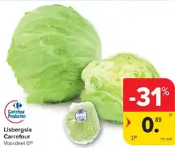 Carrefour Market IJsbergsla Carrefour aanbieding