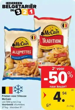 Carrefour Market Frieten voor friteuse McCain aanbieding