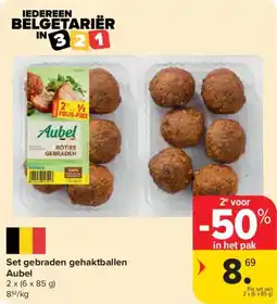 Carrefour Market Set gebraden gehaktballen Aubel aanbieding