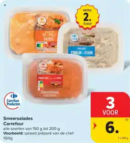Carrefour Market Smeersalades Carrefour aanbieding