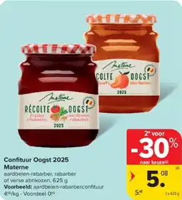 Carrefour Market Confituur Oogst 2025 Materne aanbieding