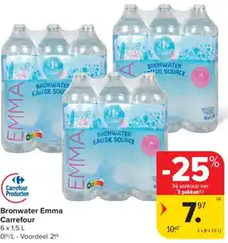 Carrefour Market Bronwater Emma Carrefour aanbieding