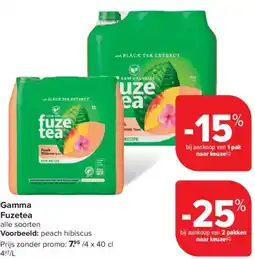 Carrefour Market Gamma Fuzetea aanbieding