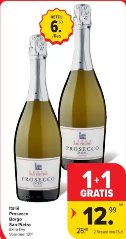 Carrefour Market Italië Prosecco Borgo San Pietro aanbieding