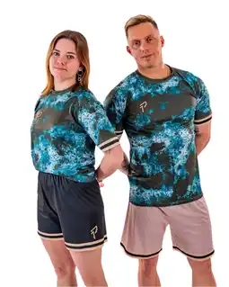 Decathlon Performance Shirt - Camo Khaki - Voetbalshirt - Padelshirt - Tennisshirt aanbieding