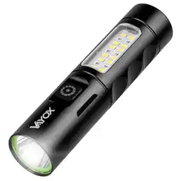 Decathlon Oplaadbare zaklamp Vayox VA0184, 250lm, zijlicht aanbieding