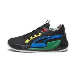 Decathlon Basketbalschoenen voor Volwassenen Puma Court Rider Chaos Zwart aanbieding