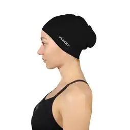 Decathlon Zwemcap Van Siliconen Voor Lang Haar aanbieding