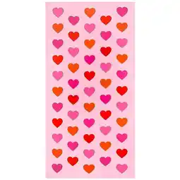 Decathlon Kinder-Strandhanddoek Microvezel Roze 70x140 250g/m² - Harten aanbieding