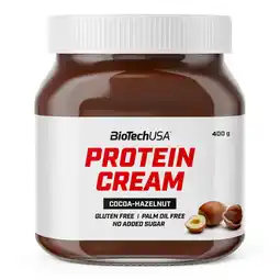 Decathlon Eiwitcrème - 400g Chocolade- en hazelnootcrème Biotech USA aanbieding