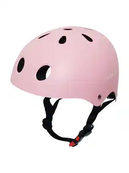 Decathlon Kinderhelm Fiets Skate Fietshelm voor kinderen - Mat Roze M aanbieding