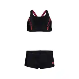 Decathlon 2-delig zwempak voor meisjes Arena Bikini Energy Back Graphic aanbieding