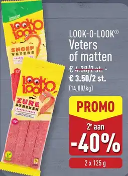 ALDI Look-o-look veters of matten aanbieding