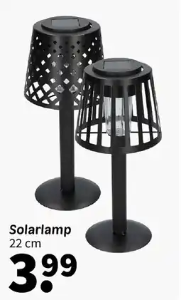 Wibra Solarlamp aanbieding