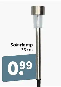 Wibra Solarlamp aanbieding
