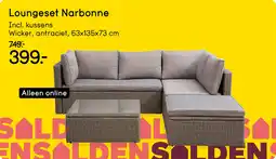Leen Bakker Loungeset Narbonne aanbieding