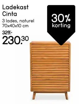 Leen Bakker Ladekast Cinta aanbieding