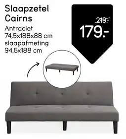 Leen Bakker Slaapzetel Cairns aanbieding