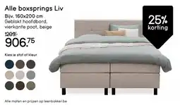 Leen Bakker Alle Boxsprings Liv aanbieding