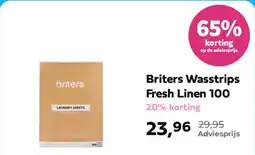 Plein.nl Briters Wasstrips Fresh Linen 100 aanbieding
