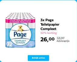 Plein.nl Page Toiletpapier Compleet aanbieding