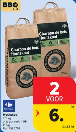 Carrefour Houtskool aanbieding
