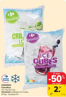 Carrefour IJsblokjes Carrefour aanbieding