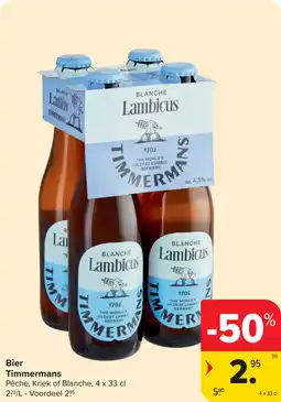 Carrefour Bier Timmermans aanbieding