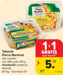 Carrefour Taboulé Pierre Martinet aanbieding
