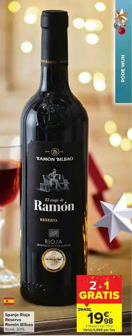 Spanje Rioja Reserva Ramón Bilbao