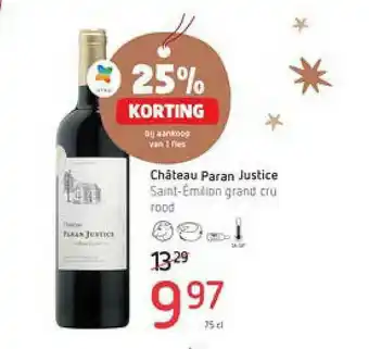 Spar Château Paran Justice aanbieding