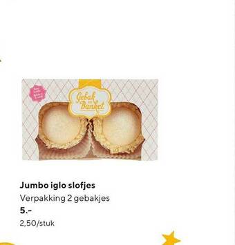 Jumbo Jumbo Iglo Slofjes aanbieding