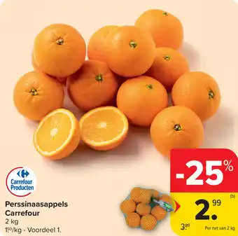Carrefour Perssinaasappels Carrefour aanbieding