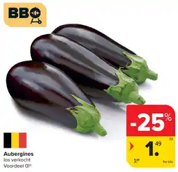 Carrefour Aubergines aanbieding