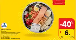 Carrefour Schotel met zalm Carrefour aanbieding