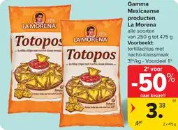 Carrefour Gamma Mexicaanse producten La Morena aanbieding