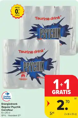 Carrefour Energiedrank Regular Psychik Carrefour aanbieding