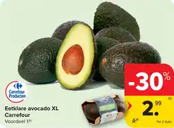 Carrefour Eetklare avocado XL Carrefour aanbieding