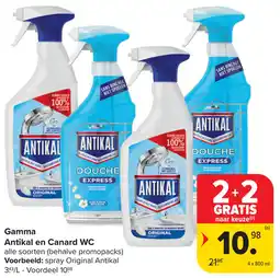 Carrefour Gamma Antikal en Canard WC aanbieding