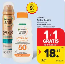 Carrefour Gamma Ambre Solaire aanbieding