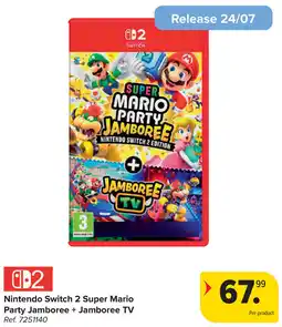 Carrefour Nintendo Switch 2 Super Mario Party Jamboree + Jamboree TV aanbieding