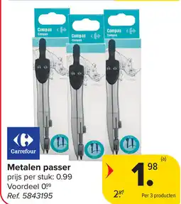 Carrefour Metalen Passer aanbieding