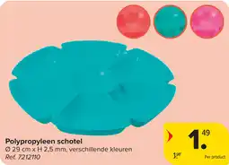 Carrefour Polypropyleen schotel aanbieding