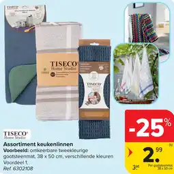 Carrefour Assortiment keukenlinnen aanbieding