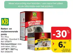 Carrefour Ratten en muizenwerende pasta aanbieding