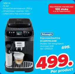 Carrefour DeLonghi Espressomachine ECAM310.60B aanbieding