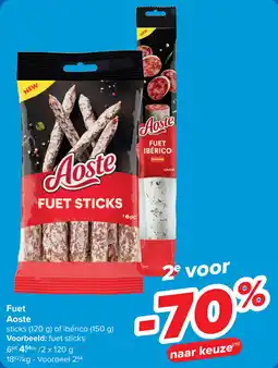 Carrefour Fuet Aoste aanbieding